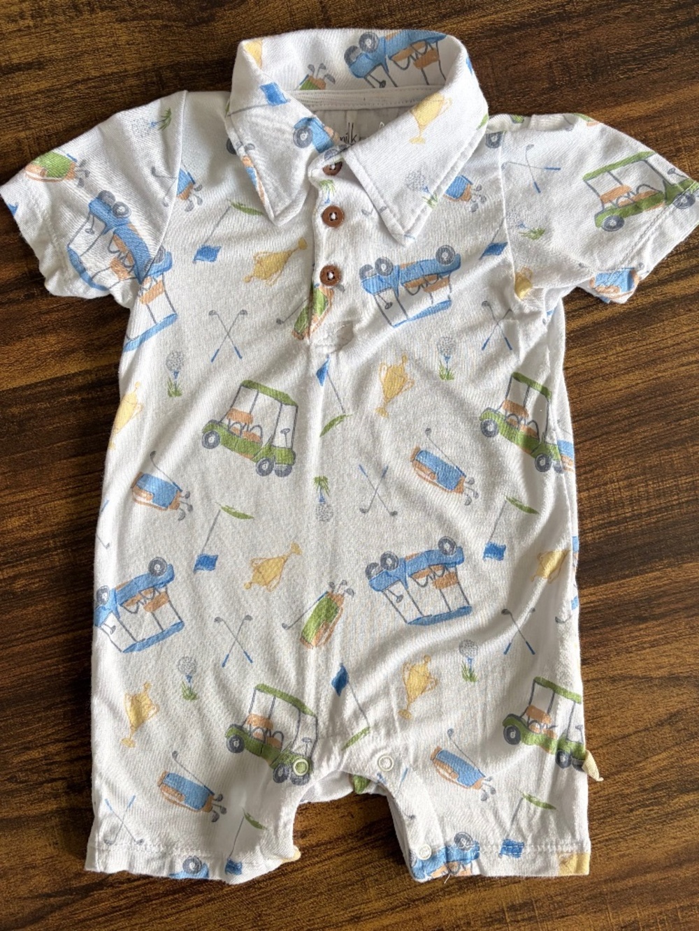 Milkberry Baby Golf Polo Romper